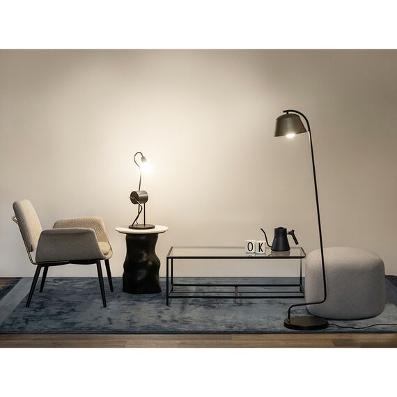 Торшер Enkel Mon, 138 см, черный/золотистый, Bergenson Bjorn, изображение 2