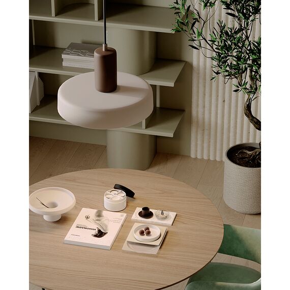 Светильник подвесной Juko, 42x31 см, вишневый/бежевый, Bergenson Bjorn, изображение 7