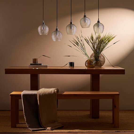 Светильник подвесной каскадный Aurora, 110x18 см, прозрачный, Bergenson Bjorn, изображение 7