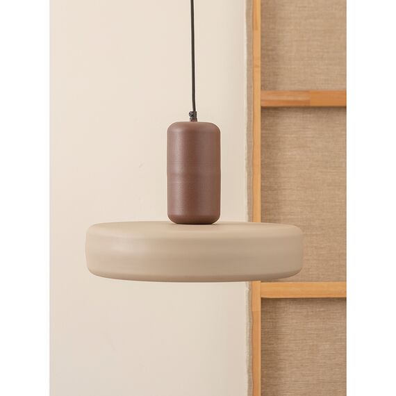 Светильник подвесной Juko, 42x31 см, вишневый/бежевый, Bergenson Bjorn, изображение 4