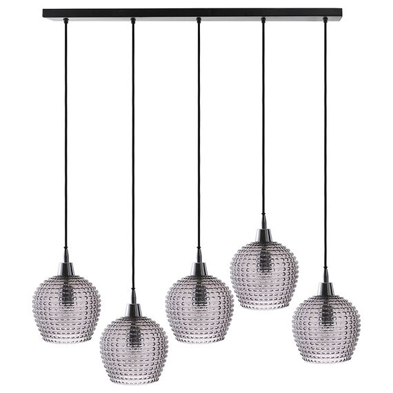 Светильник подвесной каскадный Aurora, 110x18 см, серый, Bergenson Bjorn