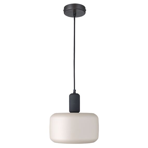 Светильник подвесной Juko, 28x32 см, черный/бежевый, Bergenson Bjorn