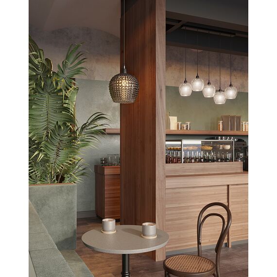 Светильник подвесной каскадный Aurora, 110x18 см, прозрачный, Bergenson Bjorn, изображение 6