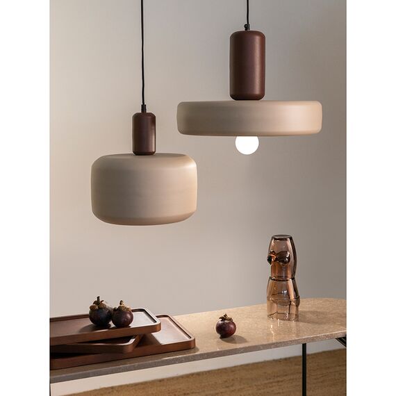 Светильник подвесной Juko, 42x31 см, вишневый/бежевый, Bergenson Bjorn, изображение 2