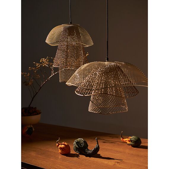 Светильник подвесной Vinger, 28x37 см, белый/бежевый/золотой, Bergenson Bjorn, изображение 6