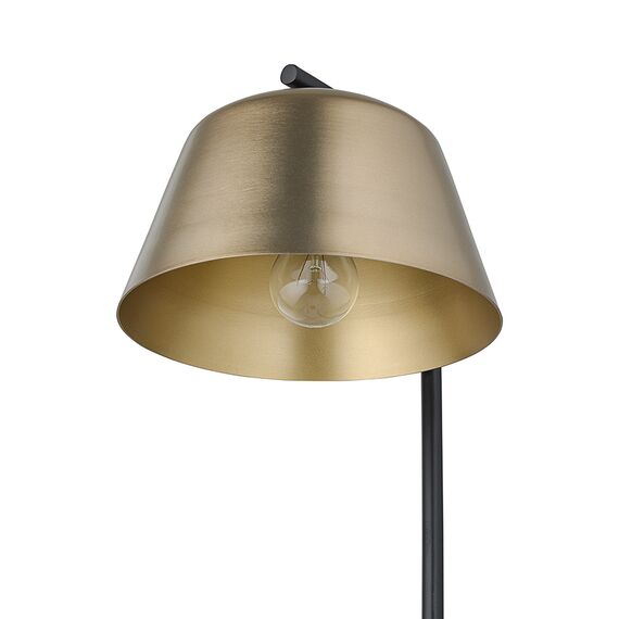 Торшер Enkel Mon, 138 см, черный/золотистый, Bergenson Bjorn, изображение 5