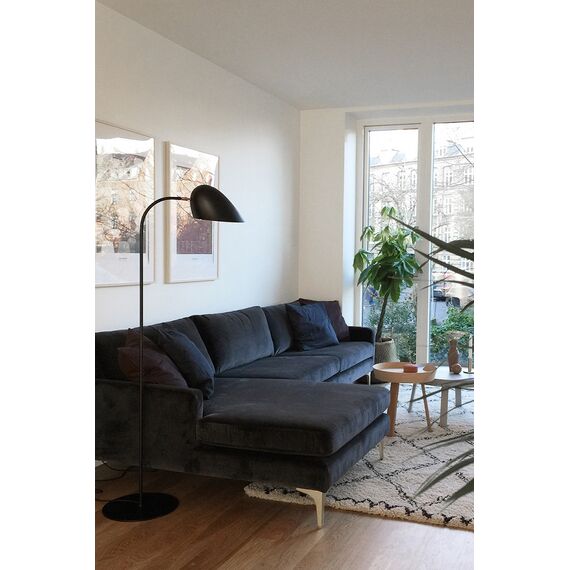 Лампа напольная (торшер) Hitchcock, 157х?30 см, черная матовая, Frandsen, изображение 4