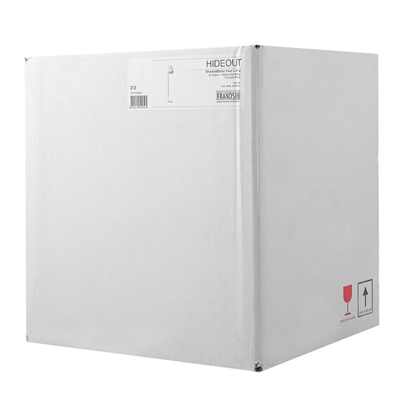 Лампа напольная (торшер) Hideout, 168х?27 см, белая, Frandsen, изображение 7