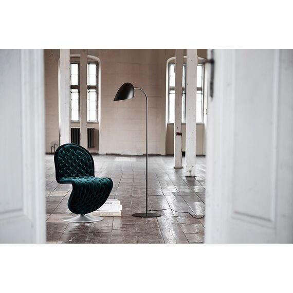 Лампа напольная (торшер) Hitchcock, 157х?30 см, черная матовая, Frandsen, изображение 2